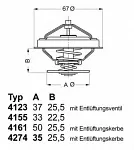 Термостат WAHLER BS54792