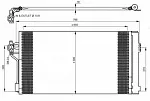 Радиатор кондиционера NRF BS98614 Радиатор кондиционера NRF BS98614