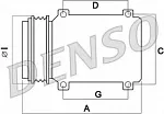 Компрессор кондиционера Denso BS97877