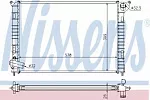 Радиатор охлаждения двигателя NISSENS BS91168