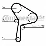 Комплект ГРМ CONTITECH BS64430