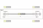 Тормозной шланг STARLINE BS132697