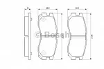 Тормозные накладки BOSCH BS146864