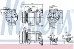 Компрессор кондиционера NISSENS BS97706