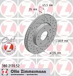 Тормозной диск ZIMMERMANN BS139815