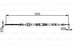Трос ручника BOSCH BS152365