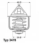 Термостат WAHLER BS54789