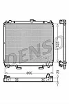 Радиатор охлаждения двигателя Denso BS92386 Радиатор охлаждения двигателя Denso BS92386