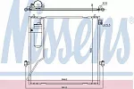 Радиатор кондиционера NISSENS BS99703