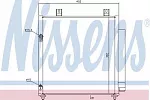 Радиатор кондиционера NISSENS BS99510 Радиатор кондиционера NISSENS BS99510