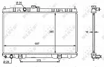 Радиатор охлаждения двигателя NRF BS90923