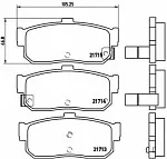 Тормозные накладки BREMBO BS147902