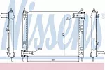 Радиатор охлаждения двигателя NISSENS BS91910
