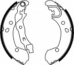 Тормозные накладки FERODO BS148253