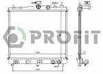 Радиатор охлаждения двигателя PROFIT BS90377