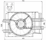 Вентилятор радиатора NRF BS62381