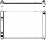 Радиатор охлаждения двигателя SAKURA BS92132