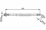 Тормозной шланг BOSCH BS134370