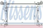 Радиатор охлаждения двигателя NISSENS BS92274 Радиатор охлаждения двигателя NISSENS BS92274
