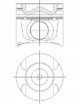 Поршень двигателя NURAL BS79638