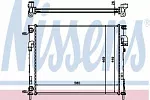 Радиатор охлаждения двигателя NISSENS BS90828