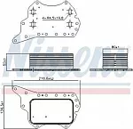 Масляный радиатор NISSENS BS92702 Масляный радиатор NISSENS BS92702