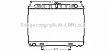 Радиатор охлаждения двигателя AVA BS91120