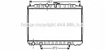 Радиатор охлаждения двигателя AVA BS91056