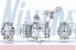 Компрессор кондиционера NISSENS BS97485