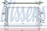 Радиатор охлаждения двигателя NISSENS BS90180