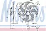 Вентилятор радиатора NISSENS BS62409