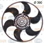 Вентилятор радиатора HELLA BS62605