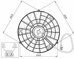 Вентилятор радиатора NRF BS62506