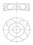 Поршень двигателя MAHLEKNECHT BS79626