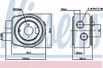 Масляный радиатор NISSENS BS92900 Масляный радиатор NISSENS BS92900