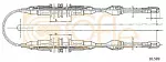 Трос ручника COFLE BS152082