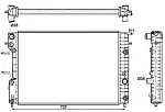 Радиатор охлаждения двигателя NRF BS90561