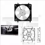 Вентилятор радиатора TYC BS62703 Вентилятор радиатора TYC BS62703