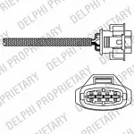 Кислородный датчик (лямбда-зонд) DELPHI BS52499