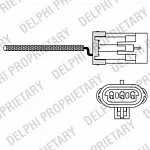 Кислородный датчик (лямбда-зонд) DELPHI BS52198