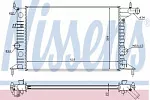 Радиатор охлаждения двигателя NISSENS BS89717