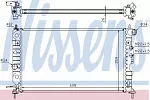 Радиатор охлаждения двигателя NISSENS BS89955