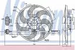 Вентилятор радиатора NISSENS BS62382
