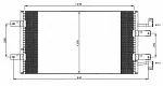Радиатор кондиционера NRF BS98613 Радиатор кондиционера NRF BS98613