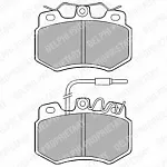 Тормозные накладки DELPHI BS145802