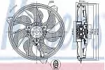 Вентилятор радиатора NISSENS BS62323 Вентилятор радиатора NISSENS BS62323