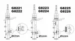 Амортизатор подвески MONROE BS12897