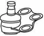 Шаровая опора FRAP BS41228 Шаровая опора FRAP BS41228
