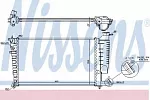 Радиатор охлаждения двигателя NISSENS BS90109