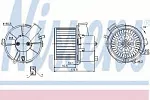 Вентилятор отопителя NISSENS BS116157